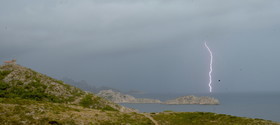 orage de septembre dans le calanques