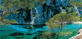 CALANQUE EN VAU  LE LAGON CALANQUE DE MARSEILLE en format 50X100cm