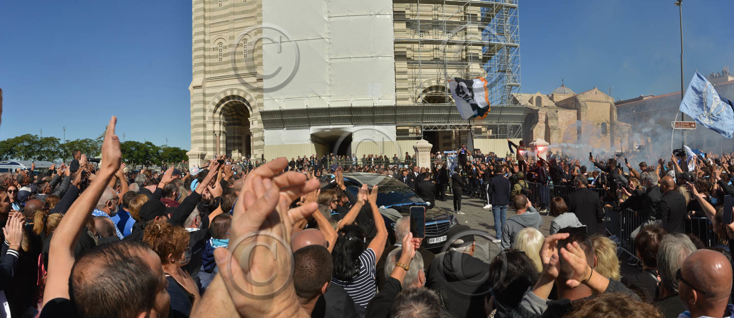 Marseille, hommage à Bernard Tapie