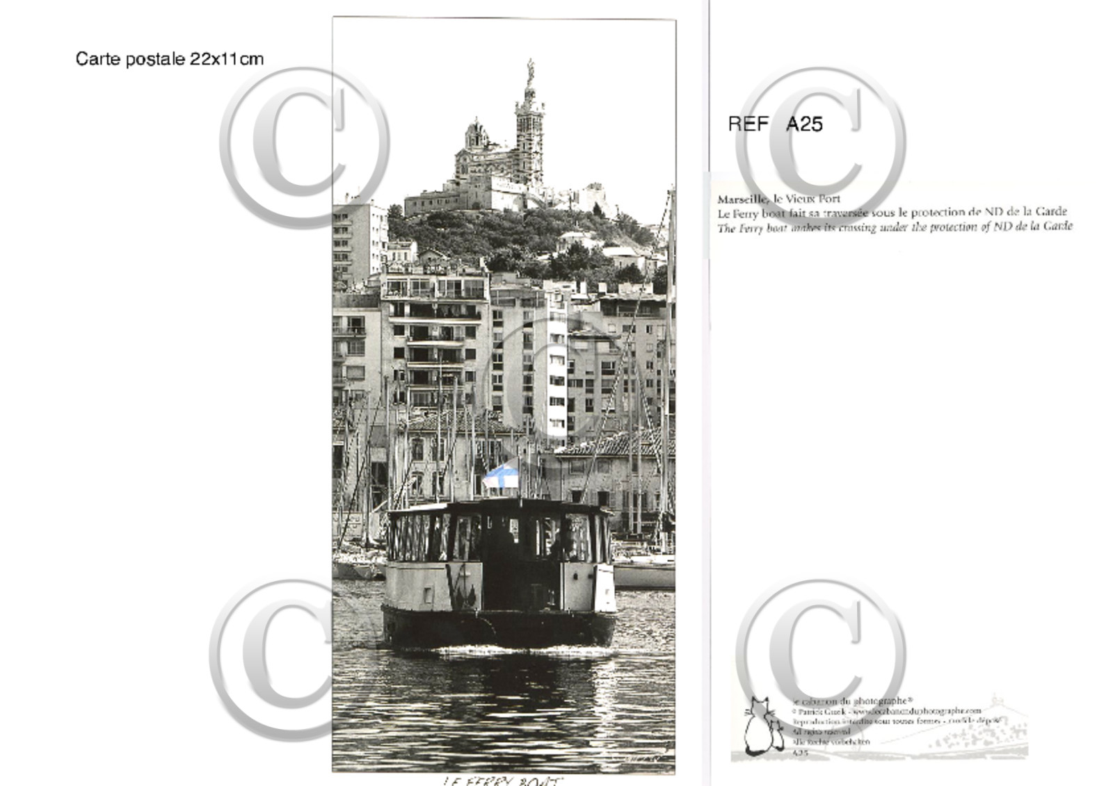 REF  A 25  CARTES POSTALES COLLECTION  A