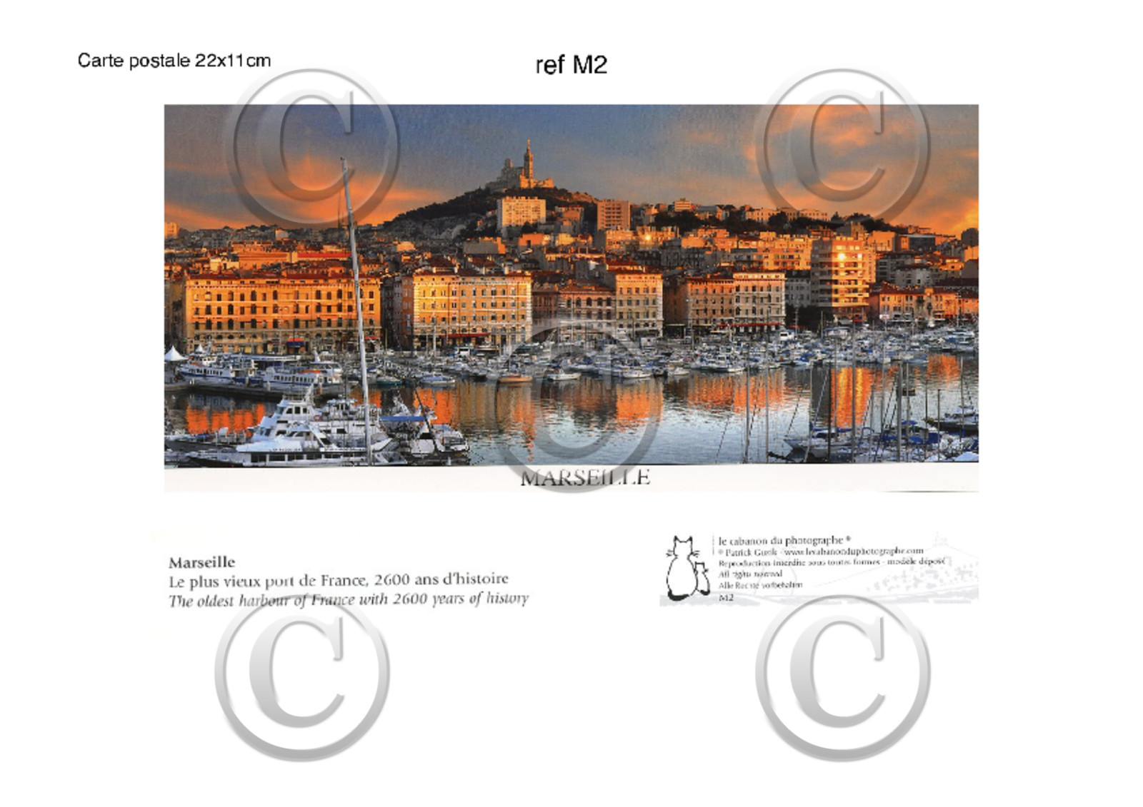 REF  M 2  CARTES POSTALES COLLECTION  M