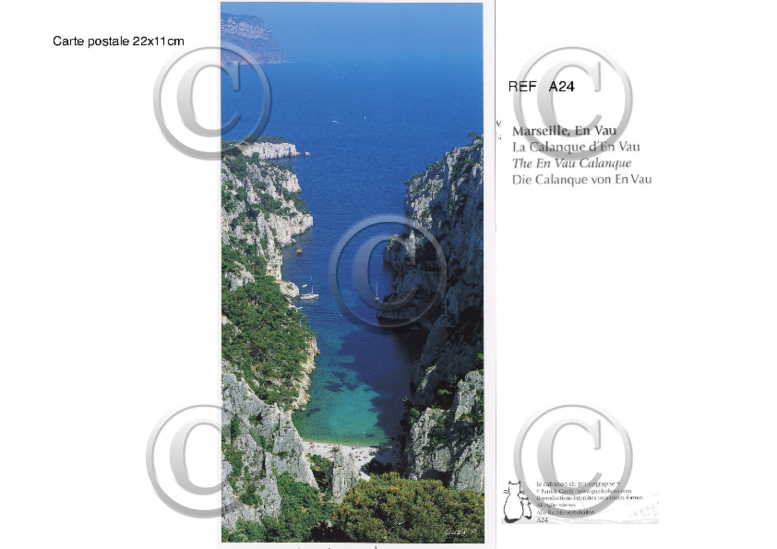 REF  A  24  CARTES POSTALES COLLECTION  A