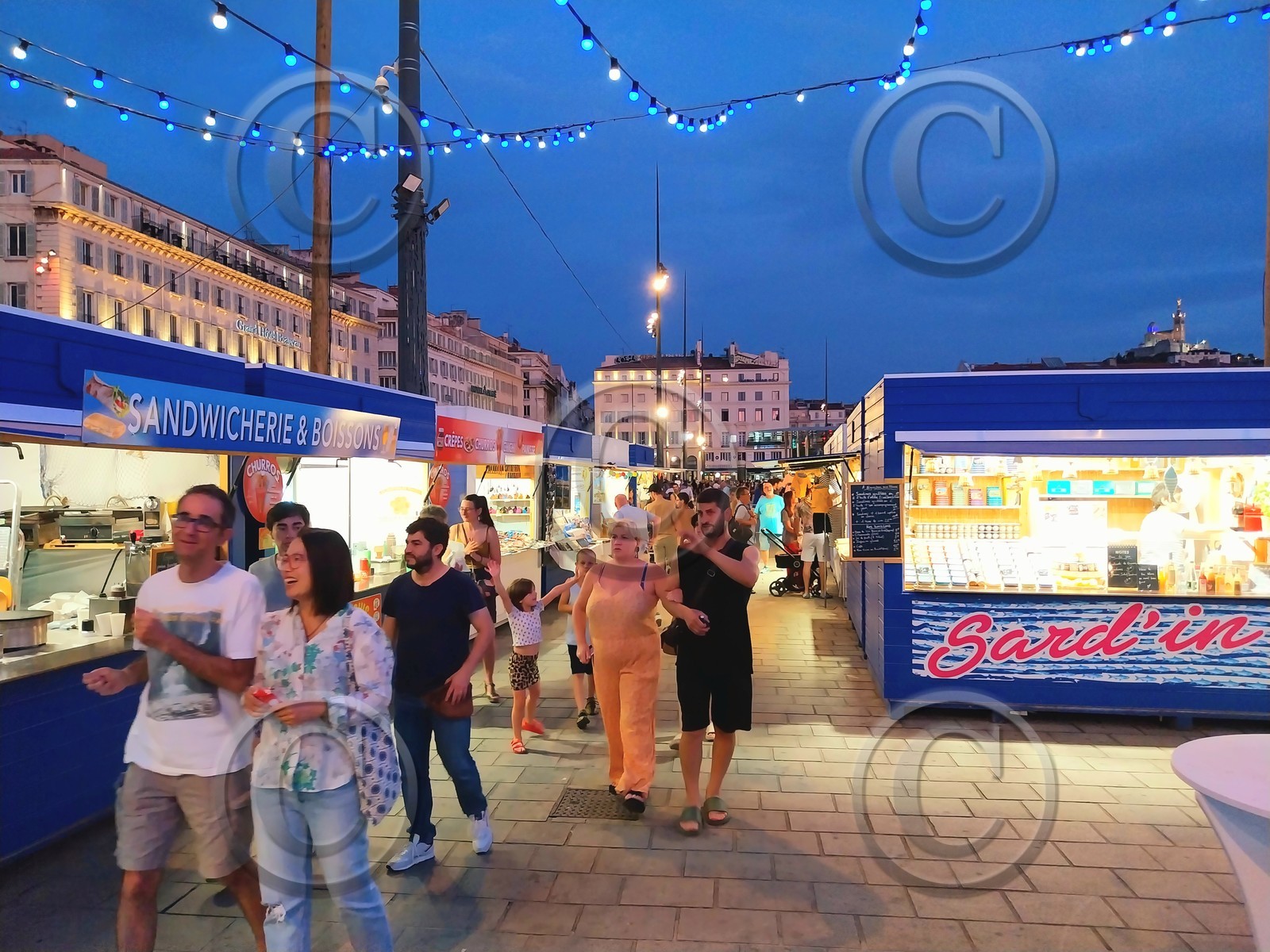 2023 l'année derniere sur le Vieux Port  de Marseille