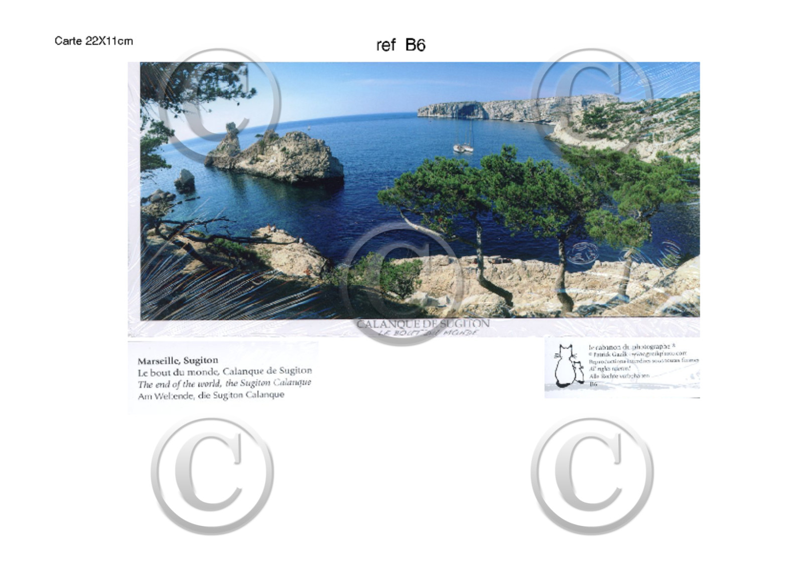 REF B 6   CARTES POSTALES - Collection - B -     SUGITON