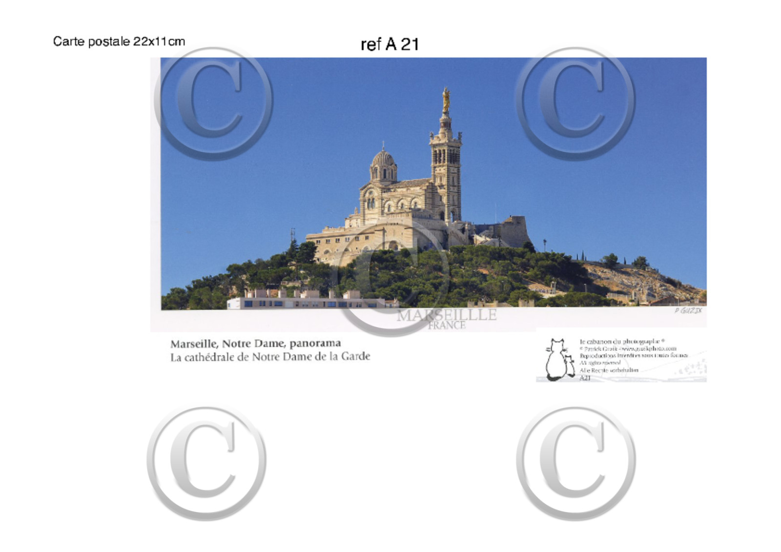 REF  A 21   CARTES POSTALES COLLECTION  A