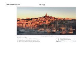 REF  A 20  CARTES POSTALES COLLECTION  A