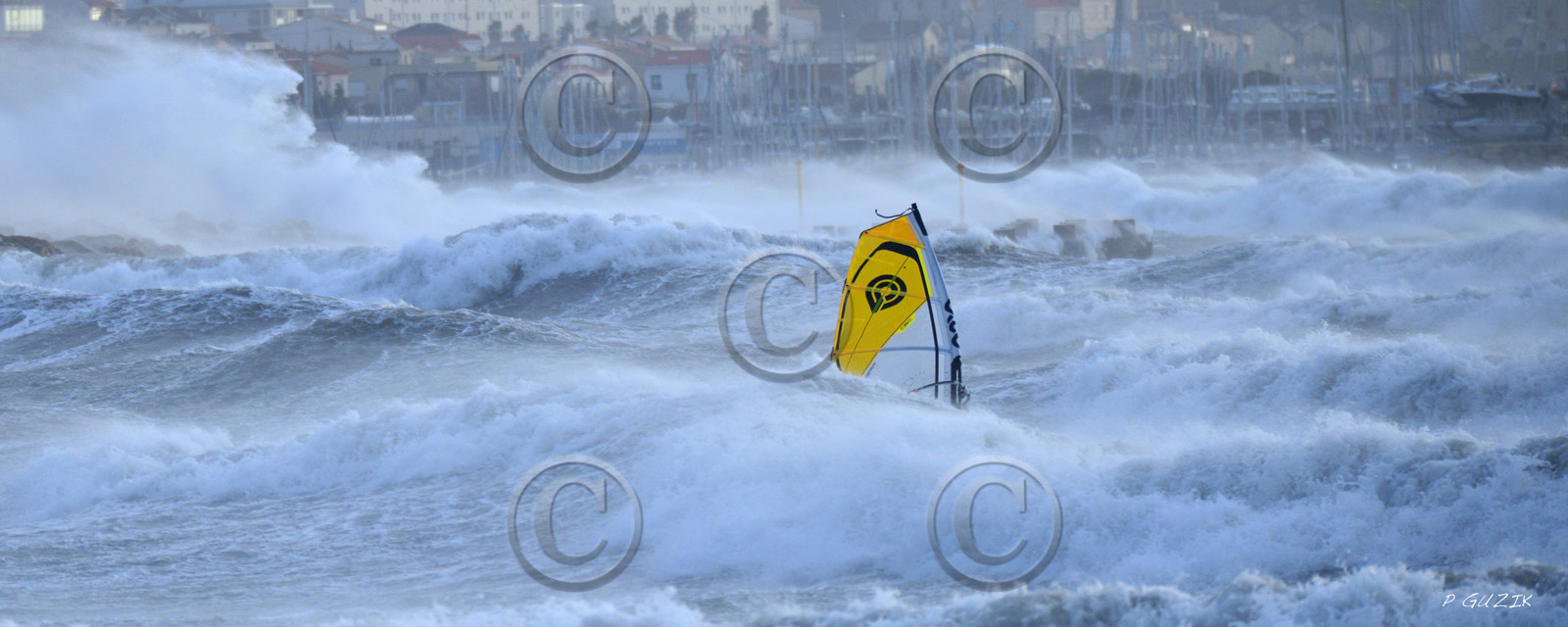 TEMPETE ZEUS MARSEILLE ,PLAGE DU PRADO,WINDSURF, PLANCHE À  VOILE