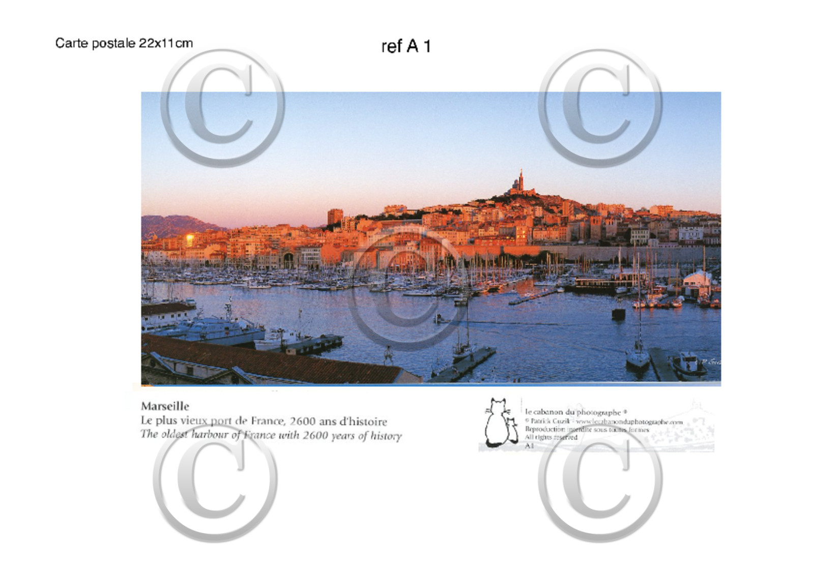 REF A 1     CARTES POSTALES COLLECTION  A