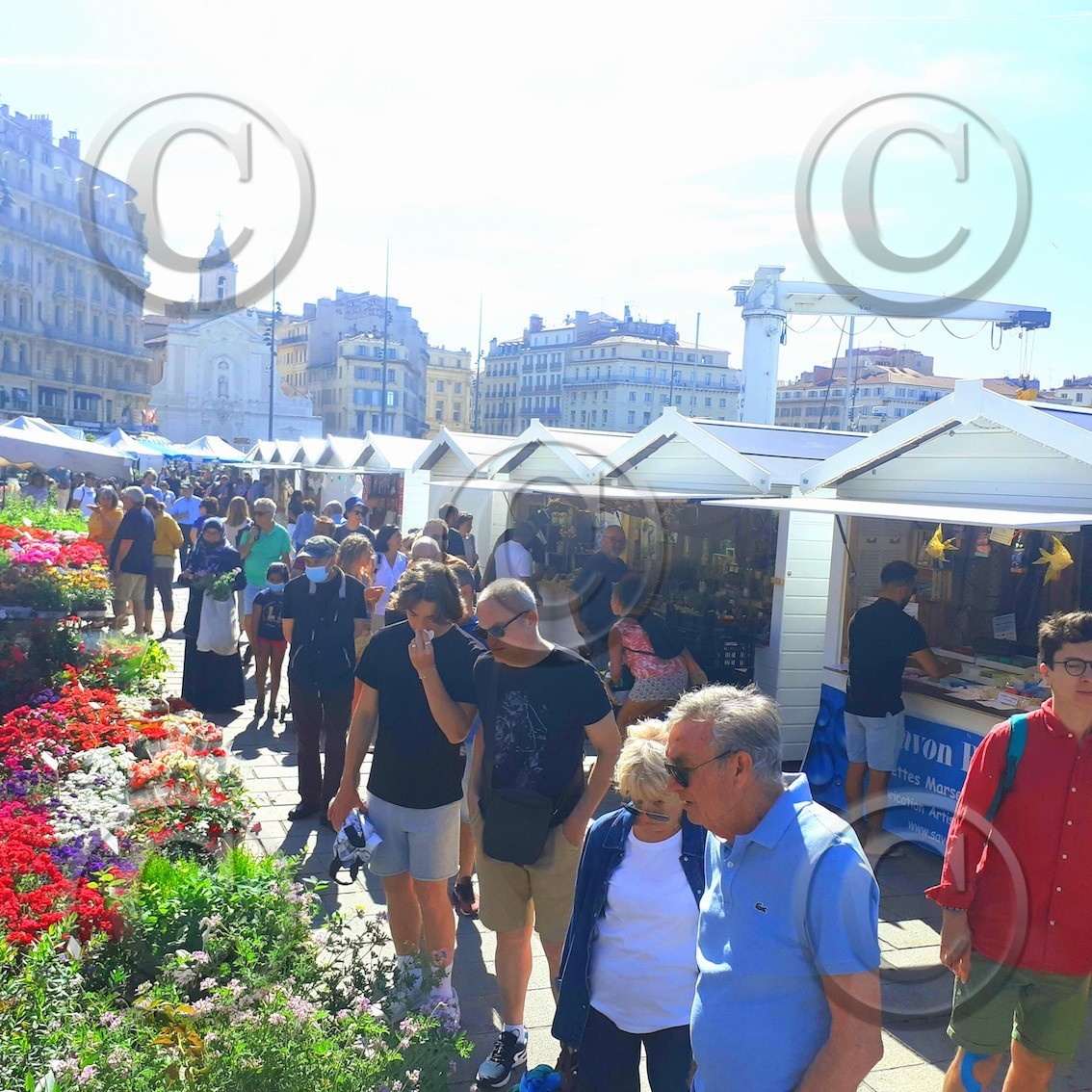 2023 l'année derniere sur le Vieux Port  de Marseille